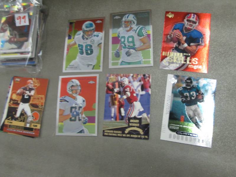 lot 199 image: 50 Football Inserts Cards...