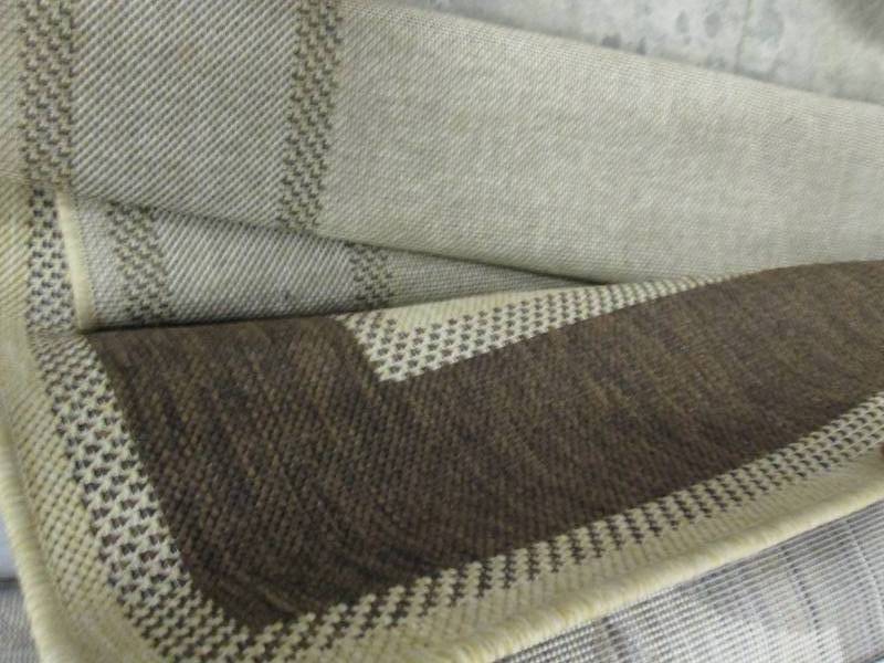 lot 208 image: Hampton Bay  Border Tan Brown 5 ft....