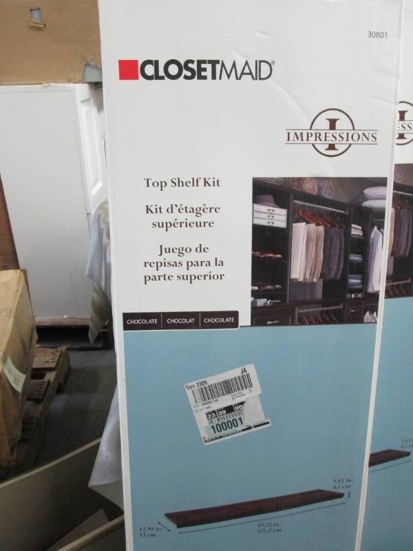 lot 234 image: ClosetMaid Impressions 48 in. Choco...