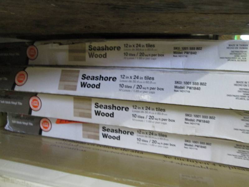 lot 242 image: 4 Cases  TrafficMaster Seashore Woo...