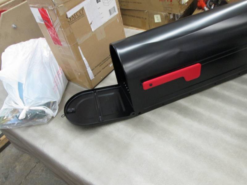 lot 273 image: Mail Box- needs hinge fasteners, Me...
