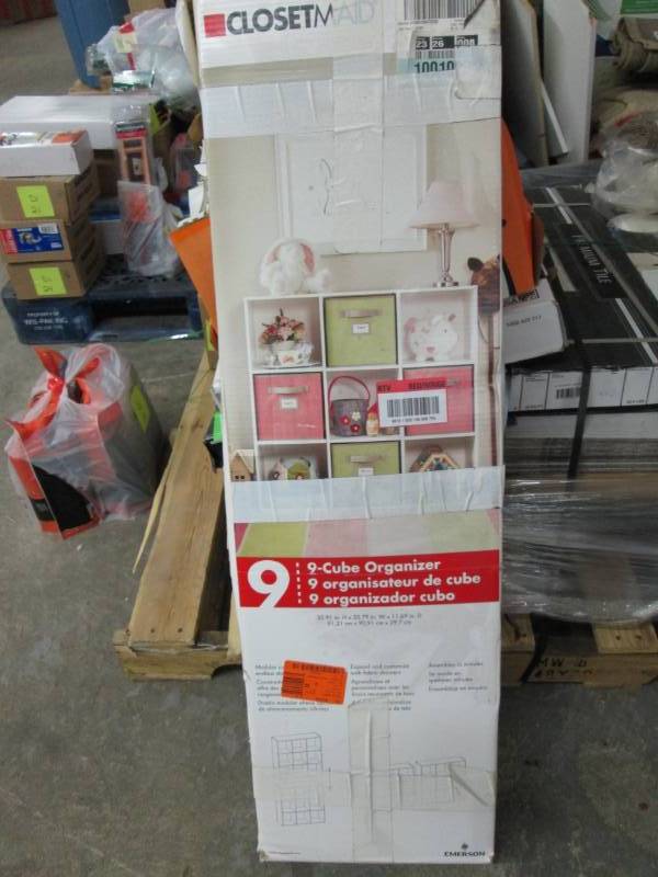 lot 282 image: ClosetMaid 36 in. W x 36 in. H Whit...