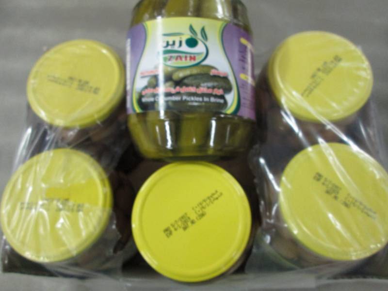 lot 320 image: Case of 6 Jars Zain Whole Cucumber ...
