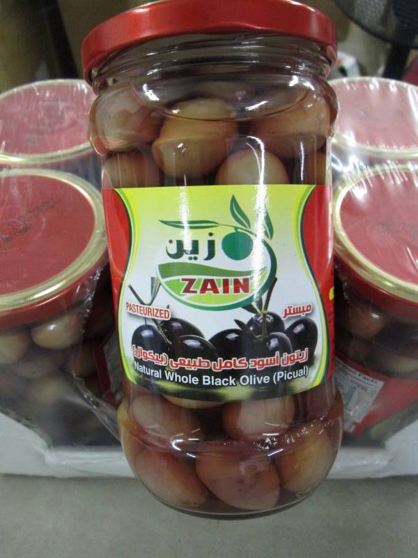 lot 341 image: Case of 6 Jars Zain Natural Whole B...