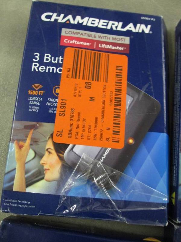 lot 356 image: Chamberlain Garage Door Remote Cont...