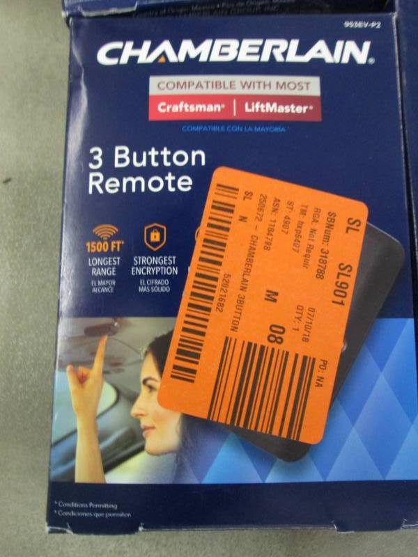 lot 359 image: Chamberlain Garage Door Remote Cont...
