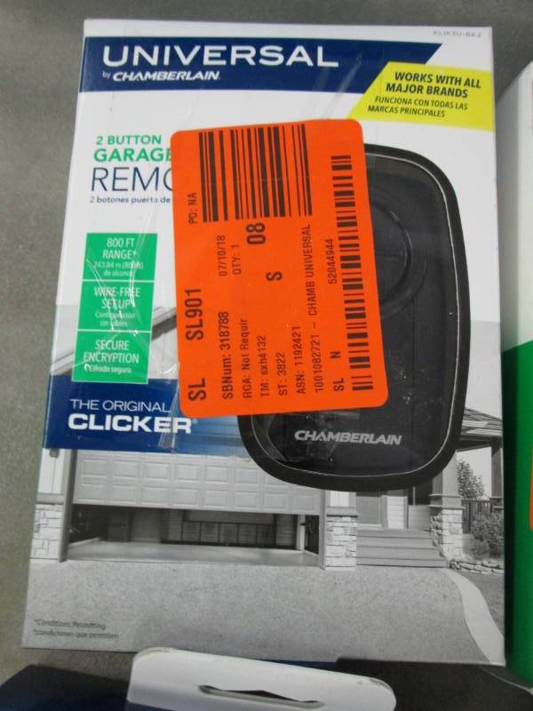 lot 361 image: Chamberlain Clicker Black Universal...
