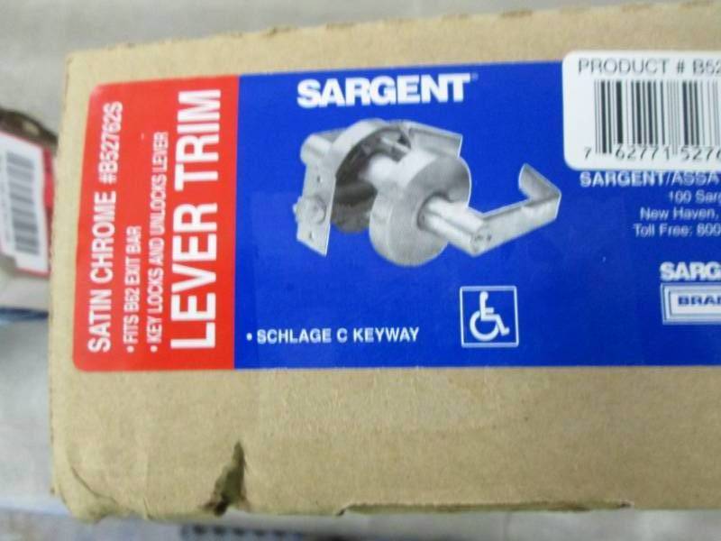 lot 305 image: Sargent Commercial Lever Trim Retai...