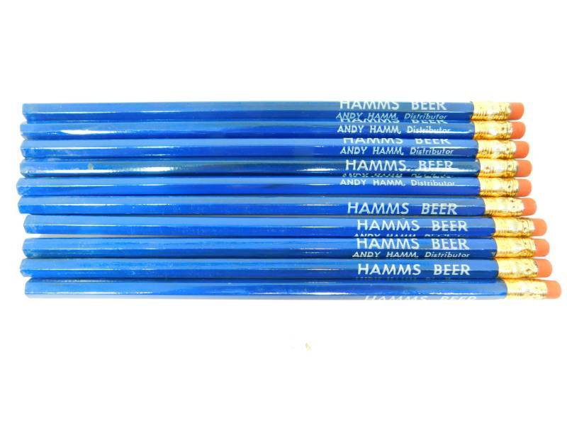 lot 20 image: Ten Hamms Beer Lead Pencils
