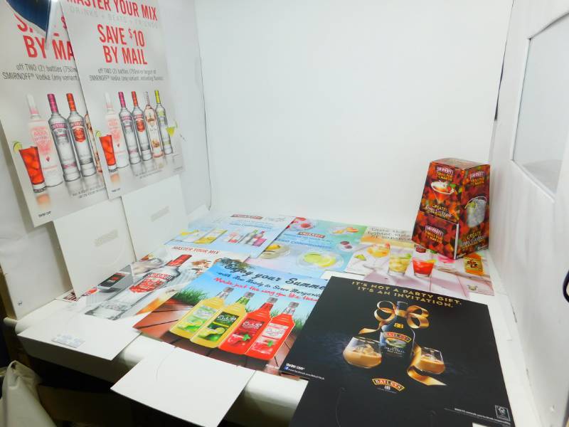 lot 33 image: Various Liquor Posters