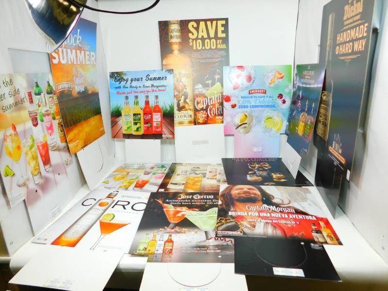 lot 37 image: Various Liquor Posters