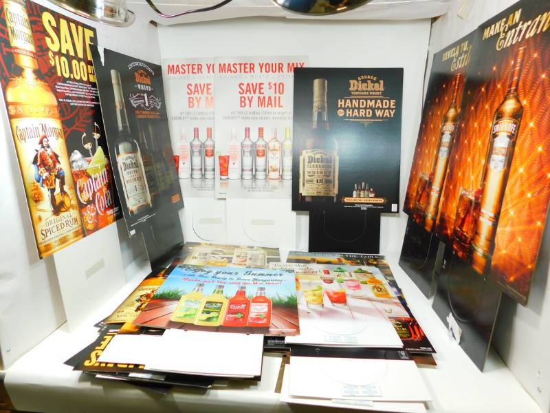 lot 40 image: Various Liquor Posters