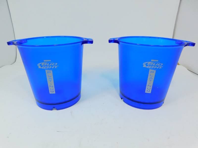 lot 61 image: Two Bud Light Platinum Ice Buckets