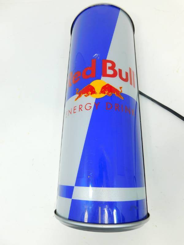 lot 62 image: Lighted Red Bull Energy Drink Wall Sign