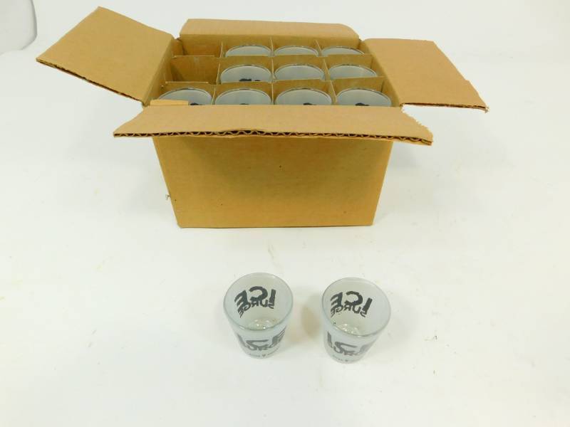lot 69 image: Twenty-Four ICE SURGE Frosted Shot Glasses