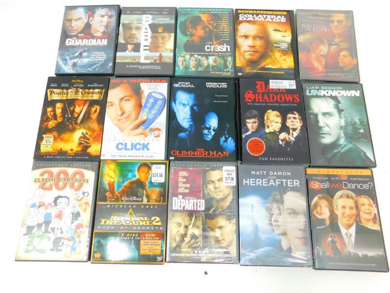 lot 78 image: Fifteen DVDs