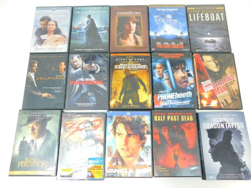 lot 79 image: Fifteen DVDs