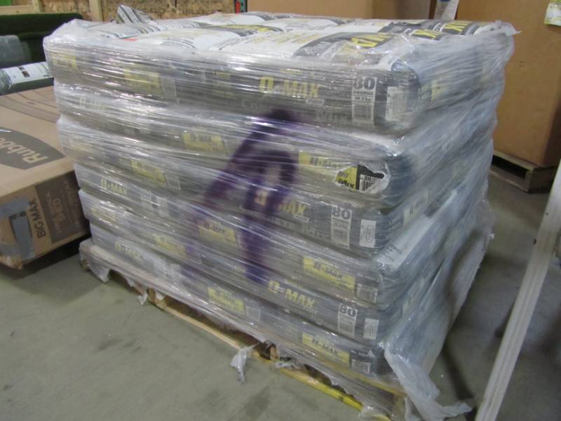 lot 146 image: PALLET OF QUIKRETE Q-MAX PRO CONCRETE MIX (42 BAGS)
