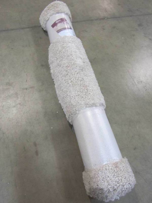 lot 156 image: Home Decorators Collection Ultimate Shag Polish Cream 5 ft. x 7 ft. Area Rug