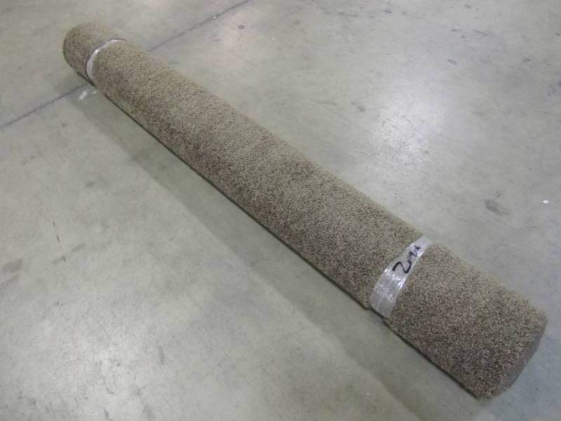 lot 157 image: BROWN-GREEN COLORED RUG