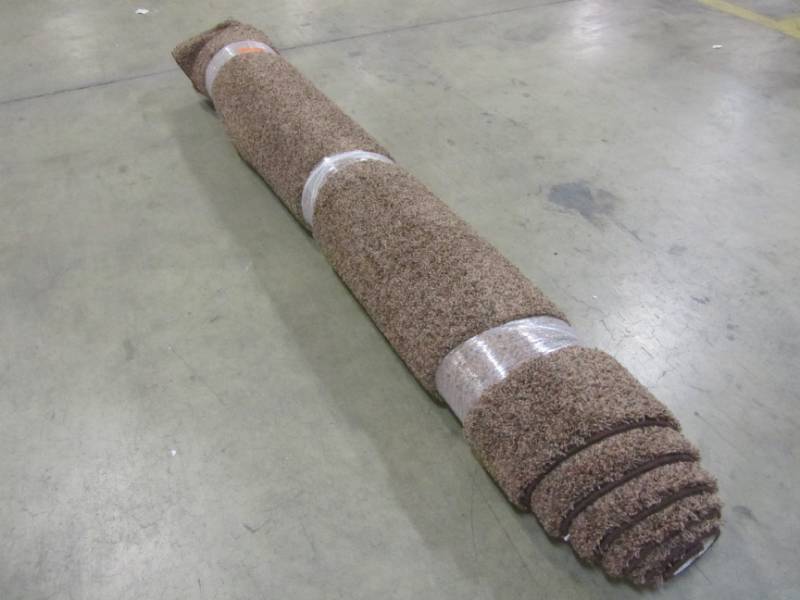 lot 158 image: BRONZE-BROWN AREA RUG