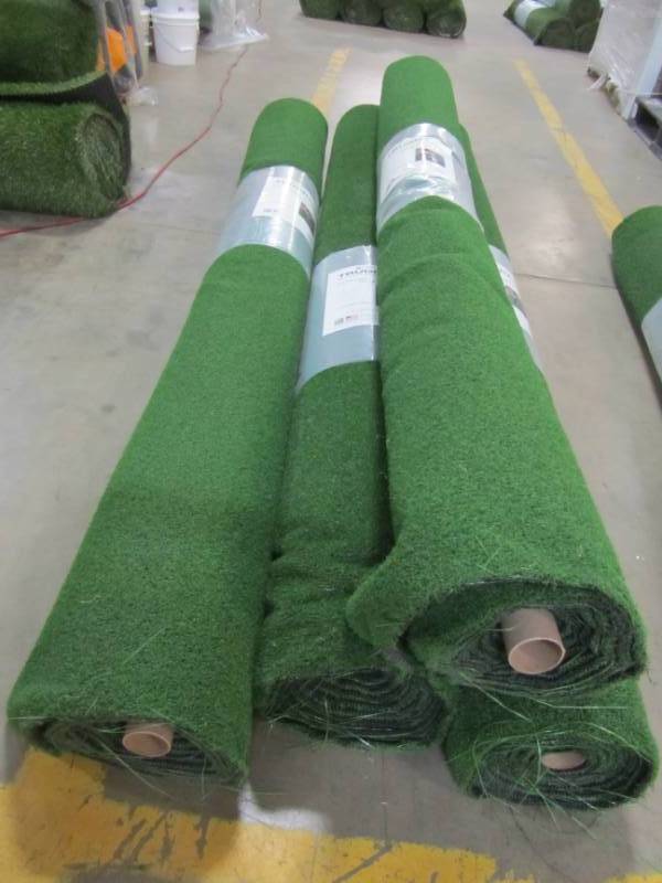 lot 165 image: TRUGRASS SYNTHETIC TURF - FOUR 8 X 12 ROLLS