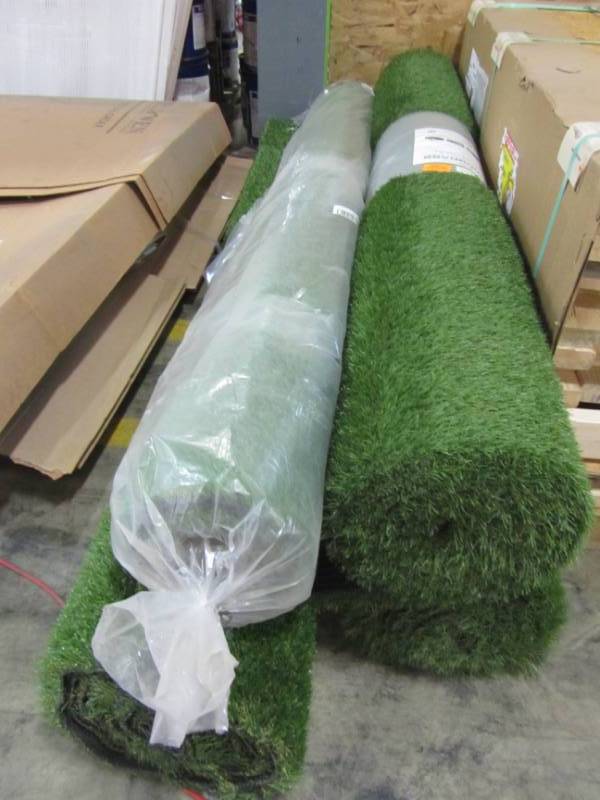 lot 169 image: TRUGRASS SYNTHETIC TURF - FOUR 7.5 X 13 ROLLS