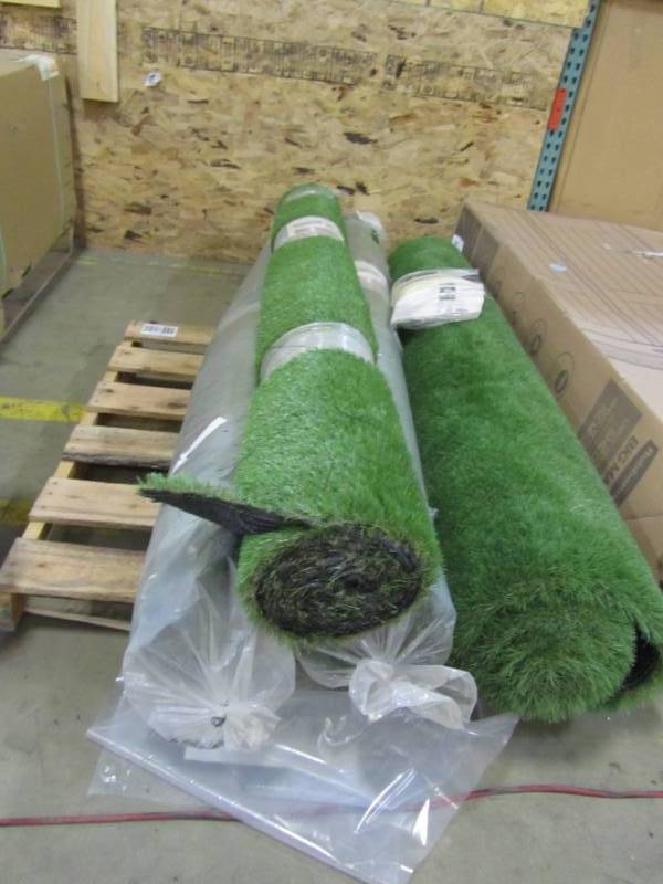 lot 170 image: TUNDRA SYNTHETIC TURF - THREE 7.5 X 12 ROLLS