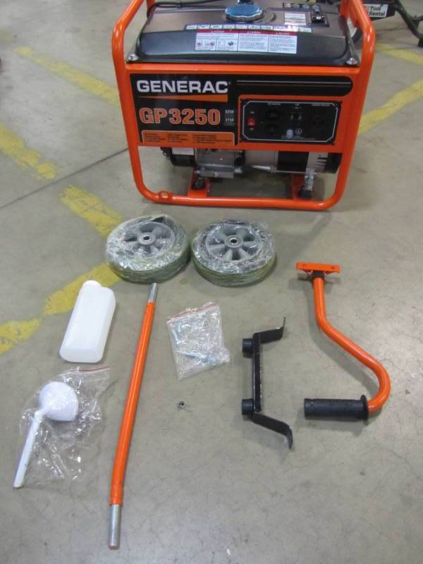 lot 81 image: GENERAC GP3250 PORTABLE GENERATOR