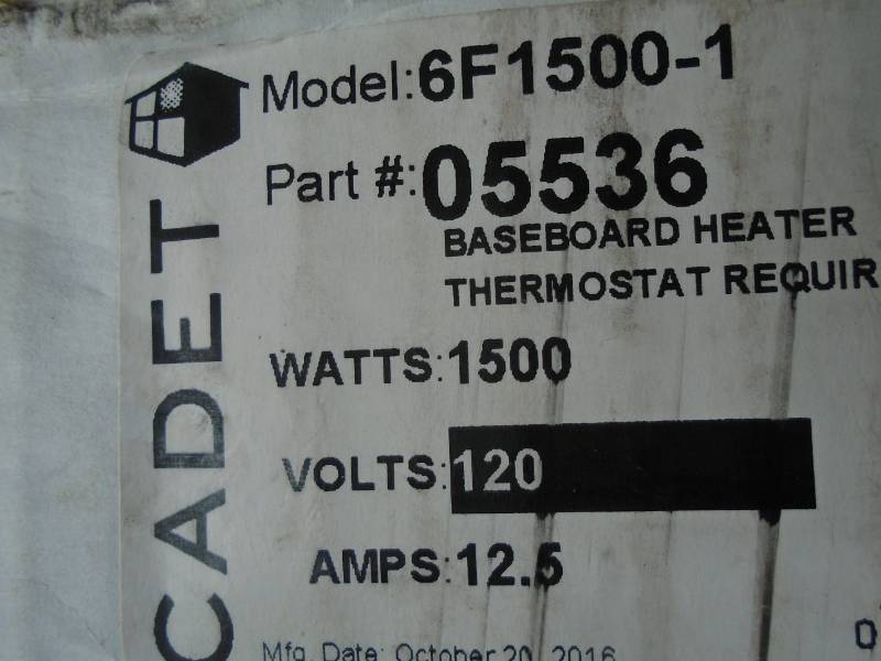 lot 17 image: Baseboard Heater