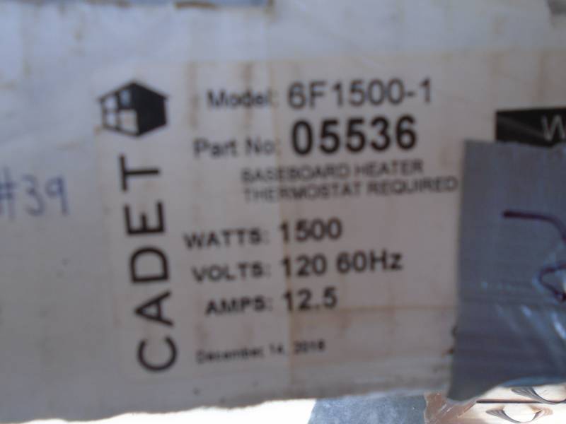 lot 23 image: Baseboard Heater