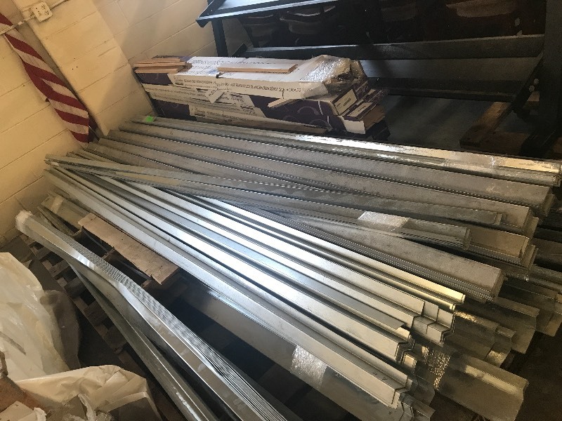 lot 330 image: LOT OF METAL Z GIRT STRIPS