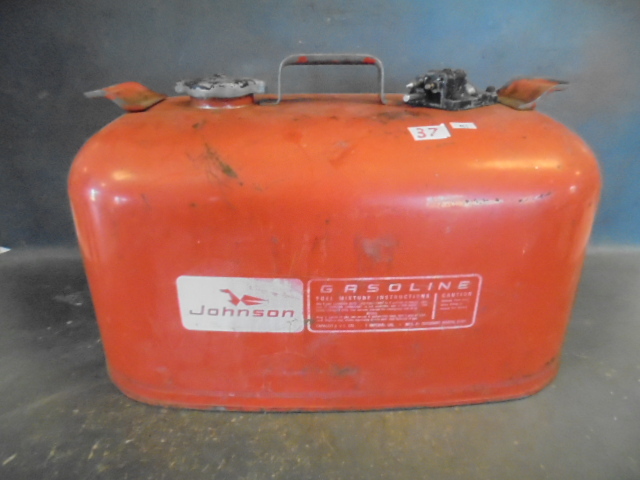 lot 37 image: Johnson Gasoline Can