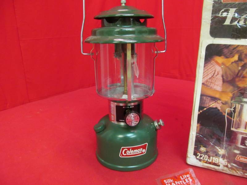 lot 71 image: Coleman double mantle lantern