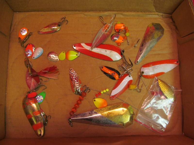 lot 81 image: fishing spoons