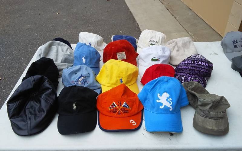lot 10 image: Lot Of Brand Name Ball Caps Polo, Lacoste, Express
