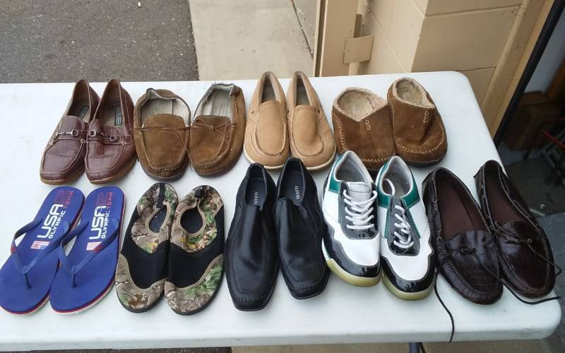 lot 18 image: 9-Pair Mens Shoes Size 11