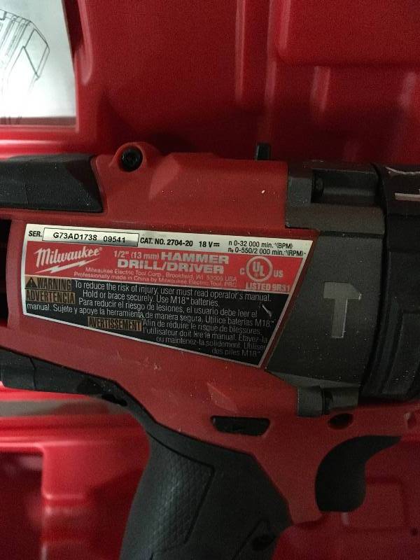Milwaukee M18 FUEL 18-Volt Lithium-Ion Brushless Cordless 12 in. Hammer DrillDriver used in working conditions