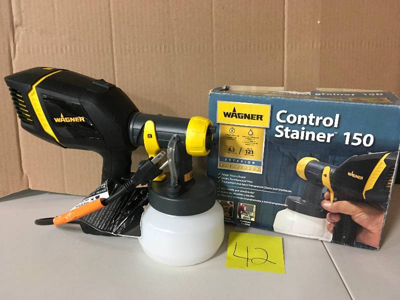 Wagner Control Stainer 150 HVLP Handheld Sprayer in good condition