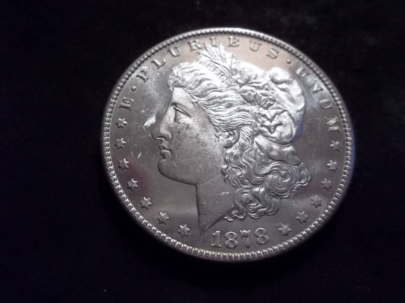 lot 1 image: 1878 S Morgan Silver Dollar Full DMPL Characteristics