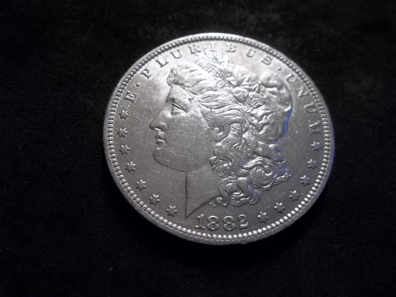 lot 9 image: 1882 O Morgan Silver Dollar