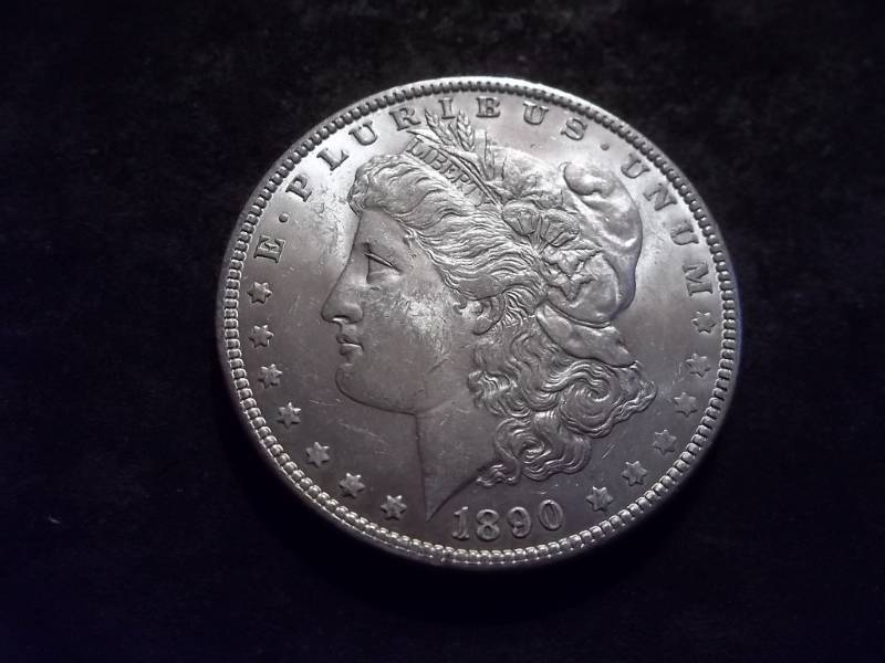 lot 18 image: 1890 Morgan Silver Dollar