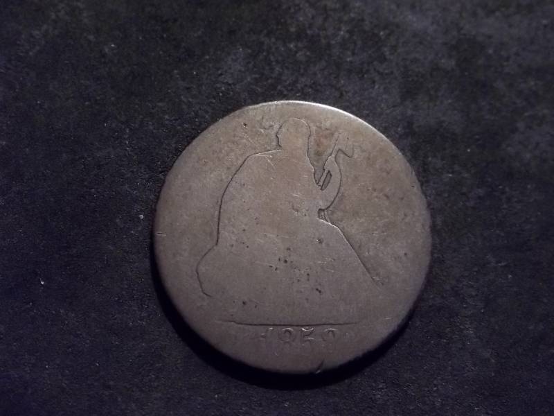 lot 38 image: 1858 O Seated Liberty Half Dollar