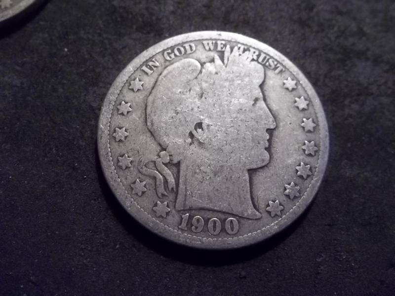 lot 41 image: 1900 Barber Half Dollar