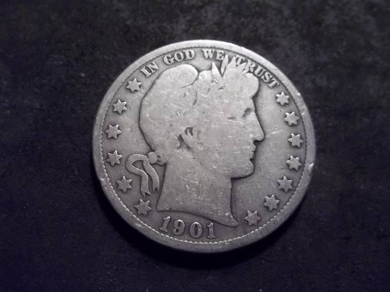 lot 43 image: 1901 Barber Half Dollar