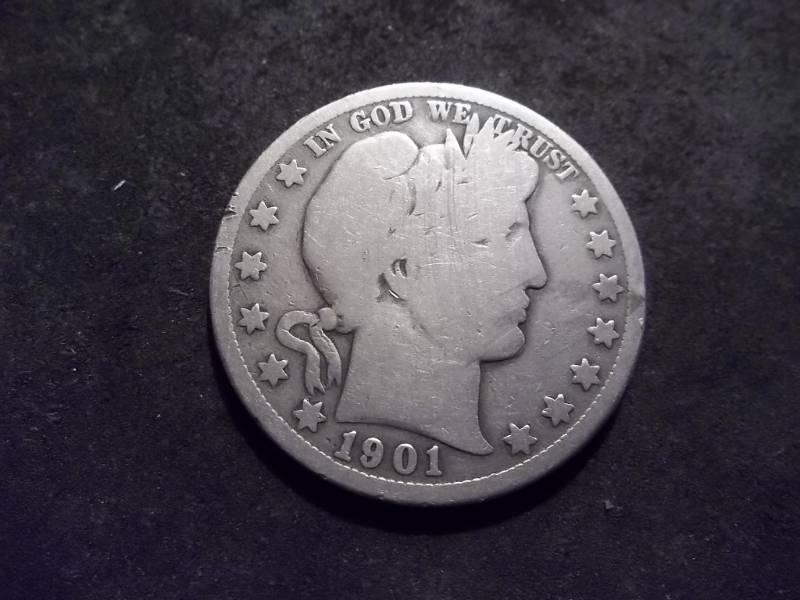 lot 44 image: 1901 O Barber Half Dollar