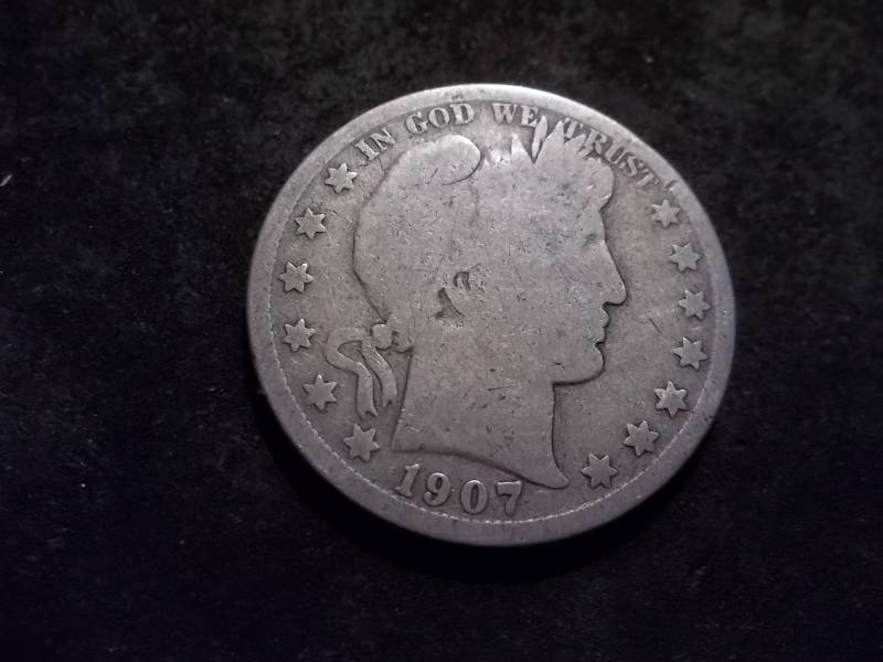 lot 47 image: 1907 O Barber Half Dollar