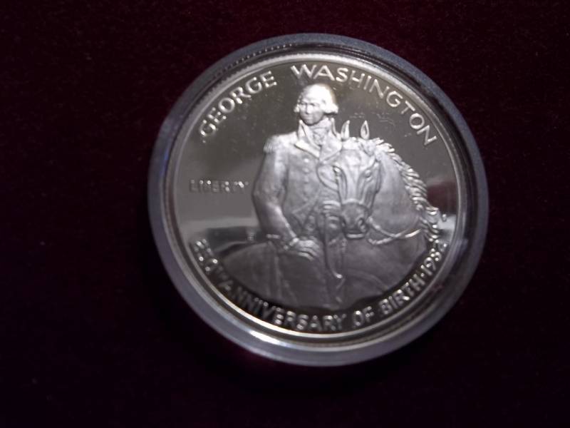 lot 61 image: George Washington Silver Half Dollar Commemorative Proof