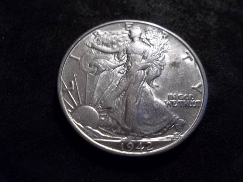 lot 65 image: 1942 D Walker Half Dollar