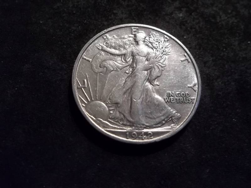 lot 66 image: 1942 S Walker Half Dollar